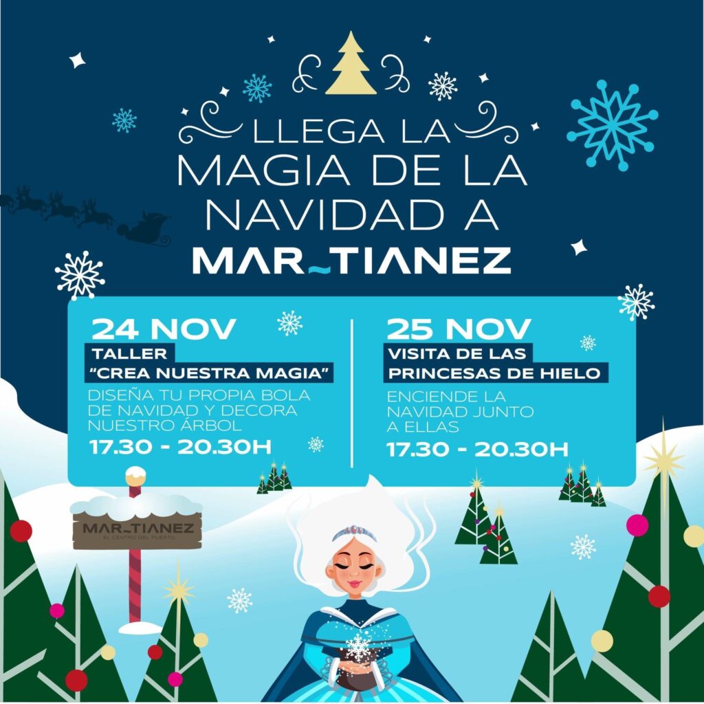 It's time to turn on the magic of Christmas at CC Martiánez