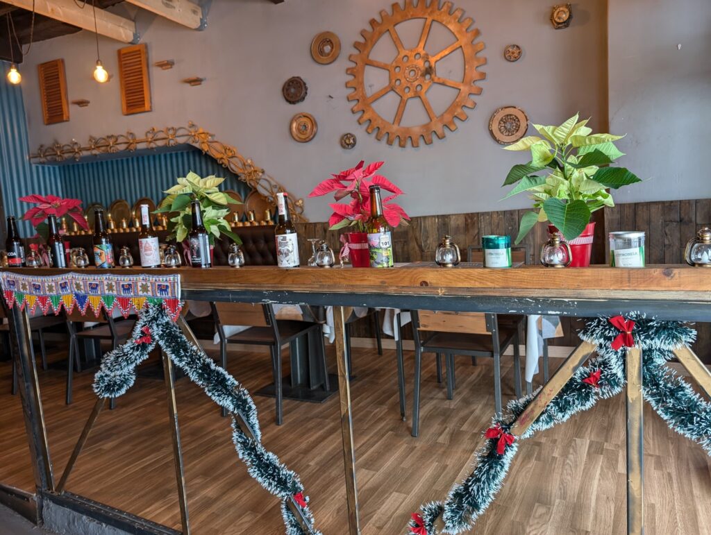 Christmas Menu at Rajwadi Thali and Fusion Grill