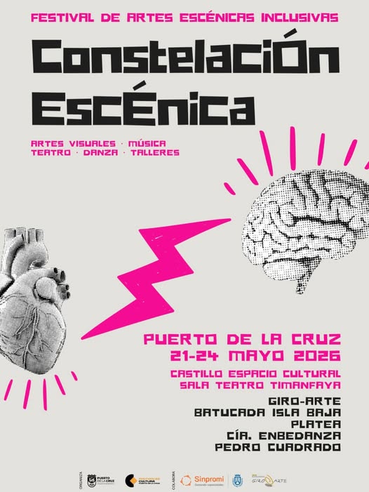 Constelación Escénica 2026 festival artwork in Puerto de la Cruz